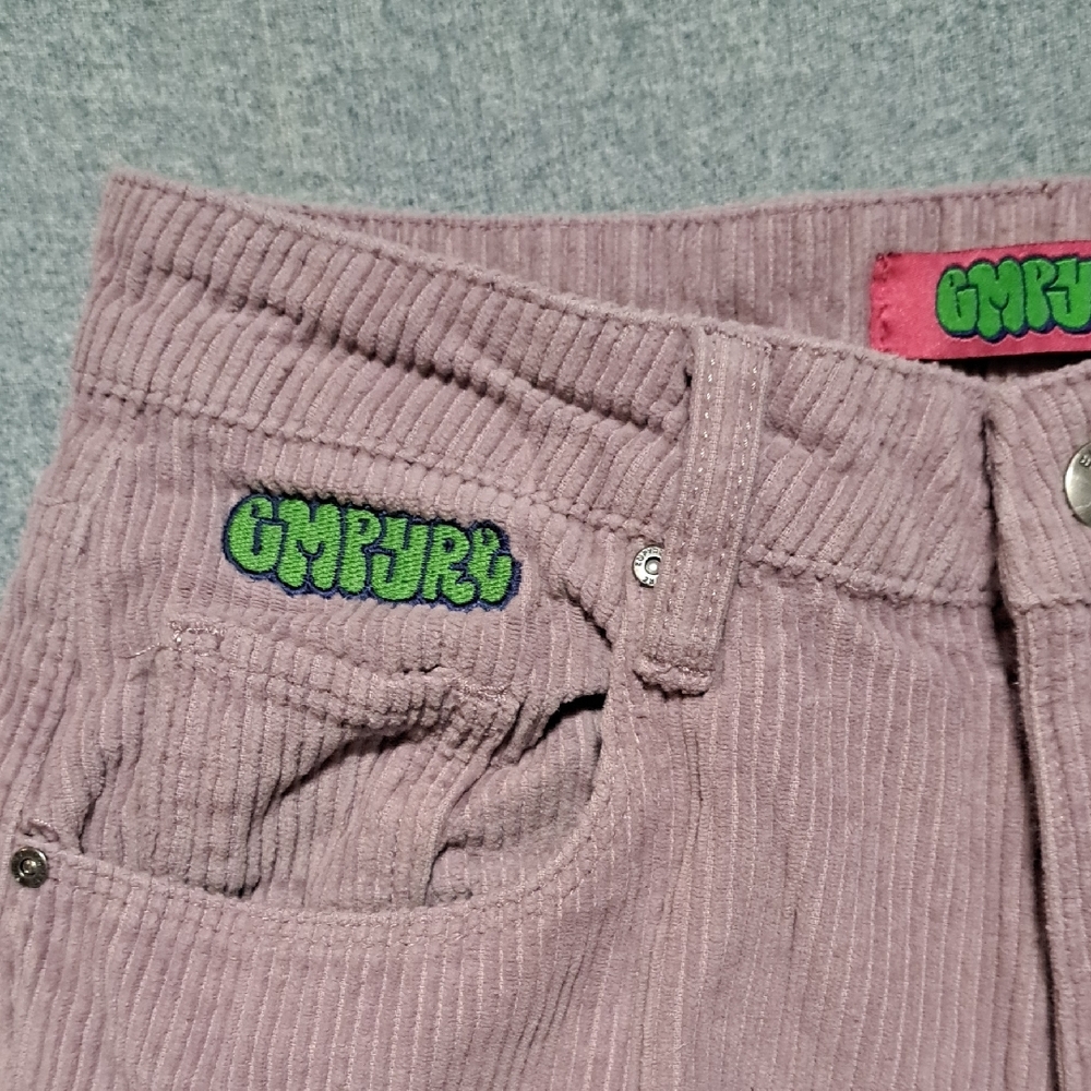 240 - 🧸 Empyre dusty Pink Corduroy Pants | Y2K Indie Cool | Size 2 - Picture 4 of 7